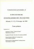 Actas del II Encuentro de Investigadores del Franquismo. Tomo 1